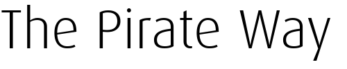 Font : Dax-Light 2 Custom Text : The Pirate Way Test your own text here Click to download or to view this font on a tshirt that can be custom printed in Bali